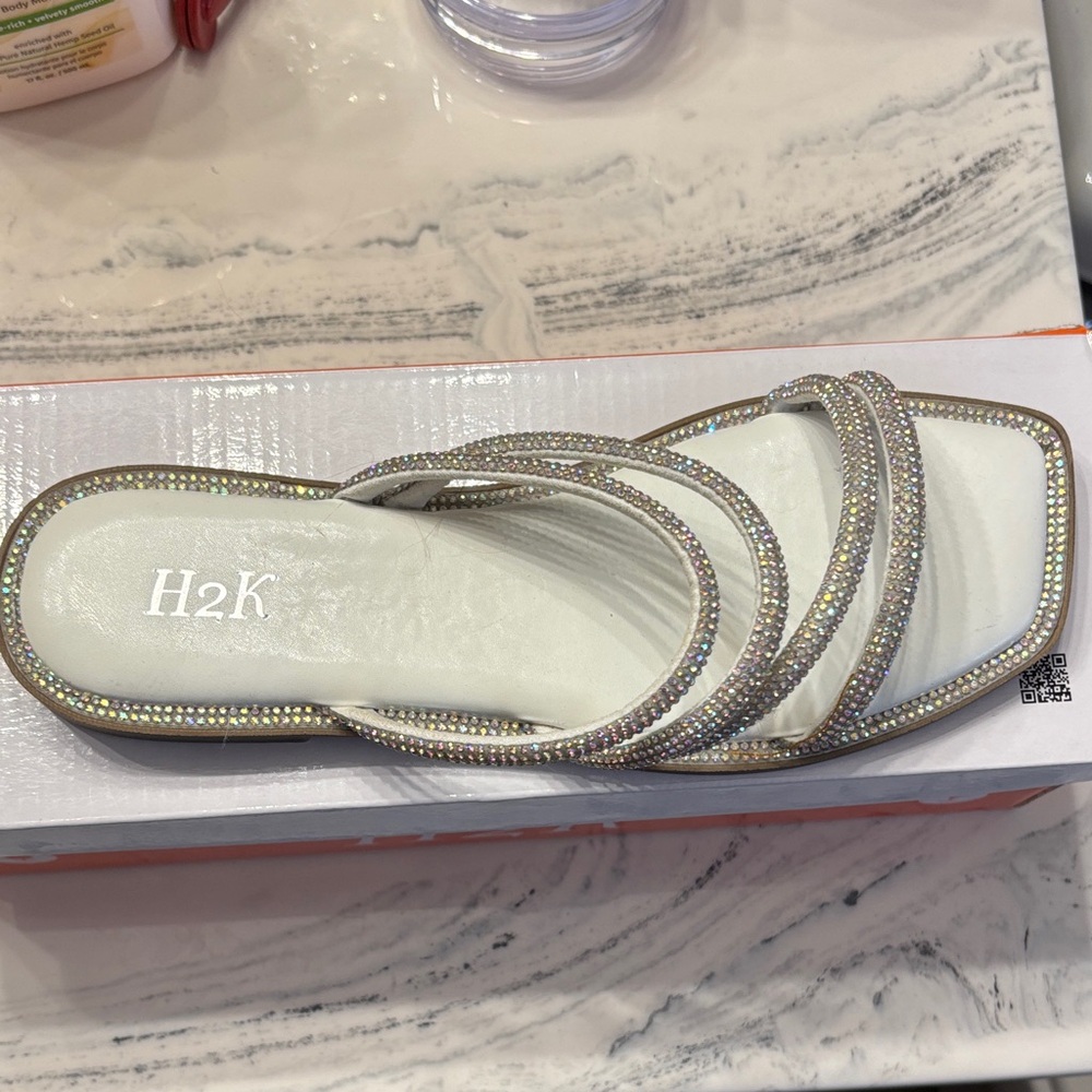 Women's White Sandals
